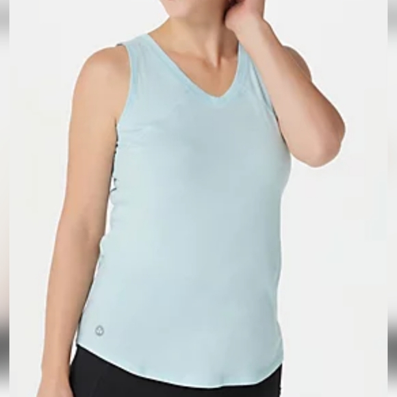 Soulgani Active Tops - NEW Soulgani Active Blue Hourglass Tank Size S